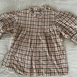 Doen plaid blouse